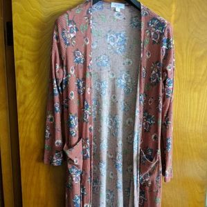 LulaRoe Small long floral cardigan